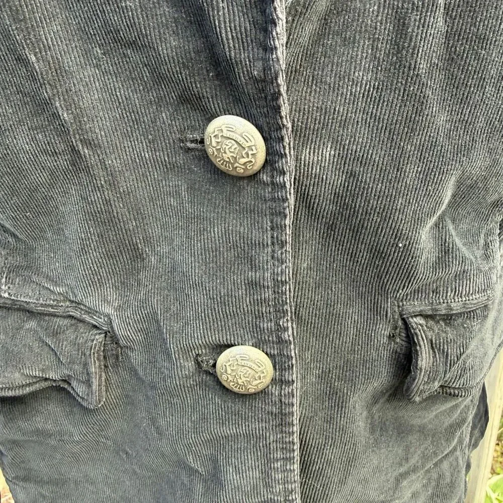 Free People Black Corduroy Women’s Blazer Jacket